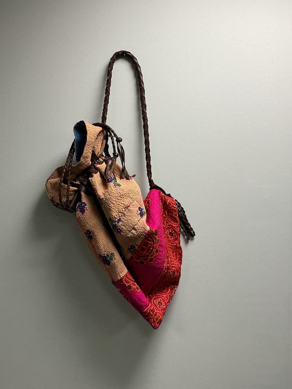Crossbody pack or shoulder style bag bought at Anthropologie.